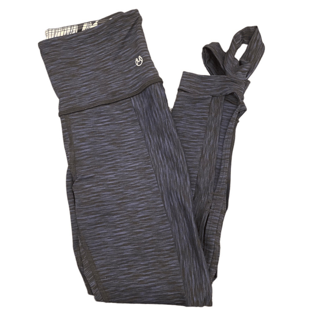 maaji womens impulse leggings blue and black size XS